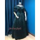 Surface Spell Gothic Portrait of a Lady Crinolines Velveteen Long One Piece(Full Payment Without Shipping)